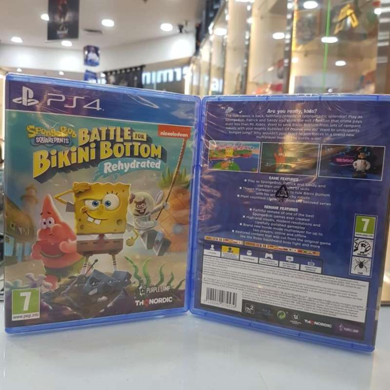 Video Game Spongebob Rehydrated Ps4 Store Jual Ps4 Sponge Bob