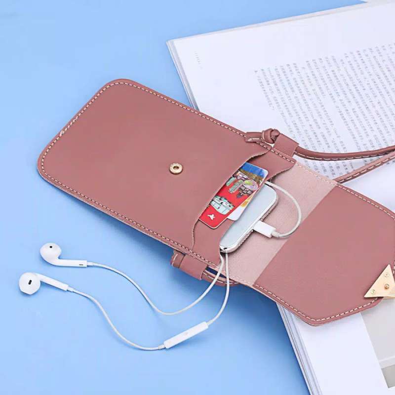Jual Tas Selempang Wanita Leather Pu Tas Bahu Tas Hp Multifunction Organizer Online November 2020 Blibli