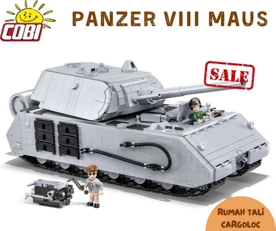 Mainan Motorik Anak Bricks COBI PANZER VIII MAUS