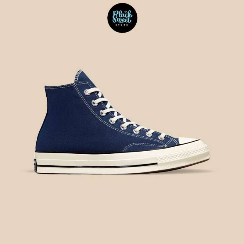 Jual SEPATU SNEAKERS CONVERSE CTAS 70 HI RECYCLED CANVAS MIDNIGHT