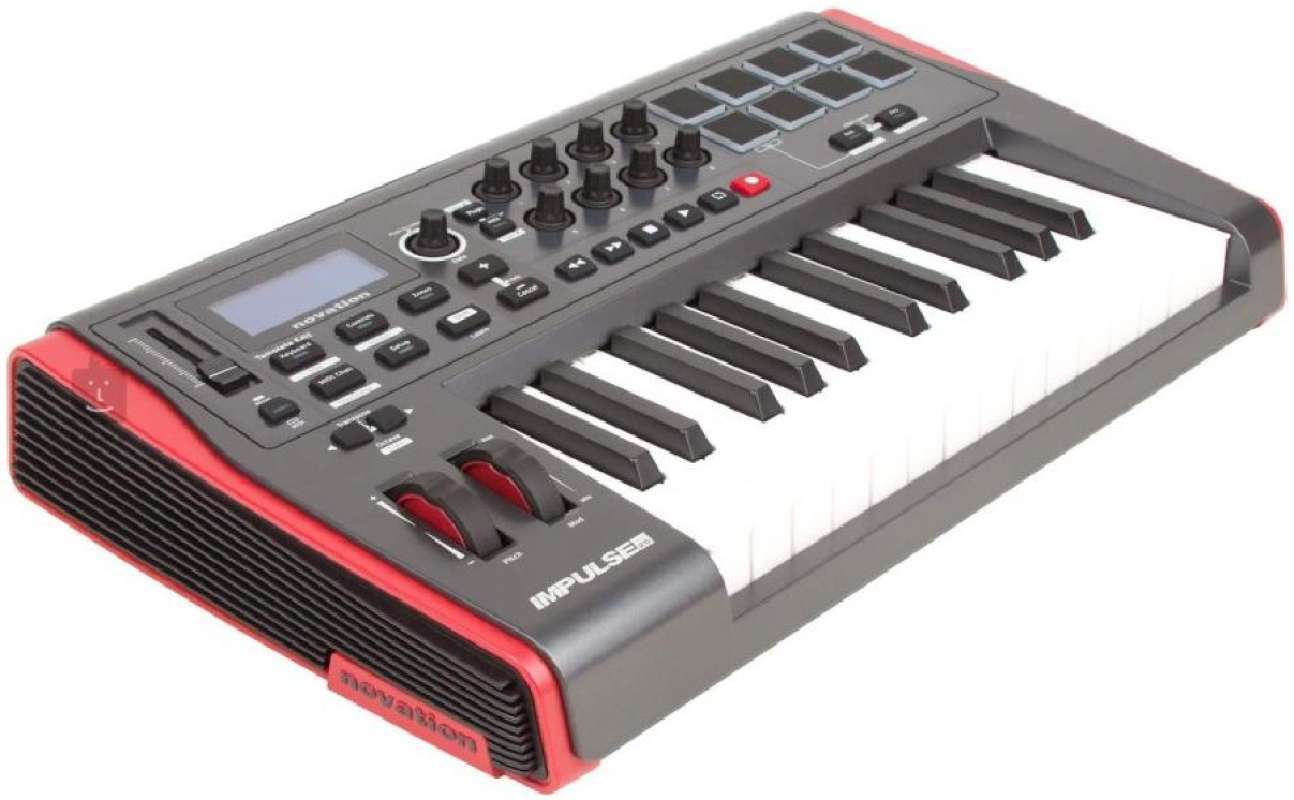 Novation Impulse 25, teclado controlador MIDI con 25 teclas