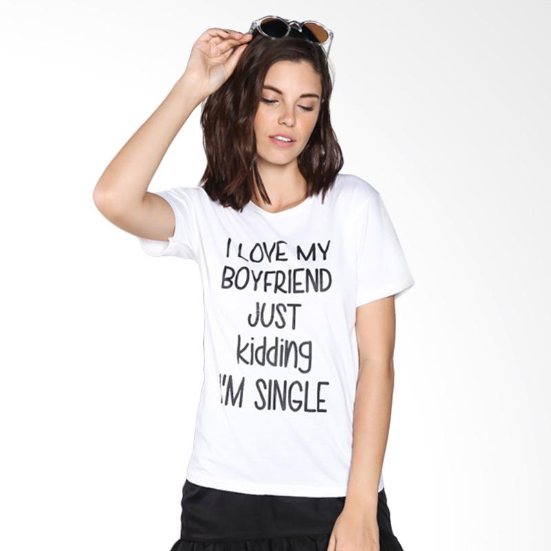 Bready Shop Tumblr I Love My BF T-shirt - White Extra diskon 7% setiap hari Extra diskon 5% setiap hari Mega Weekend