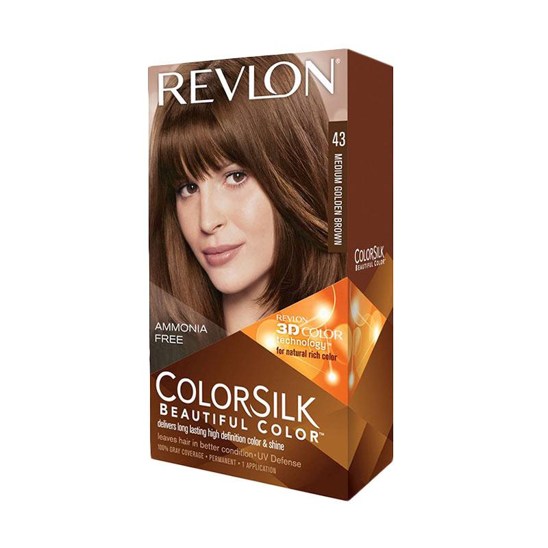 Jual Revlon Colorsilk Hair Color Medium Golden Brown Online September 2020 Blibli Com