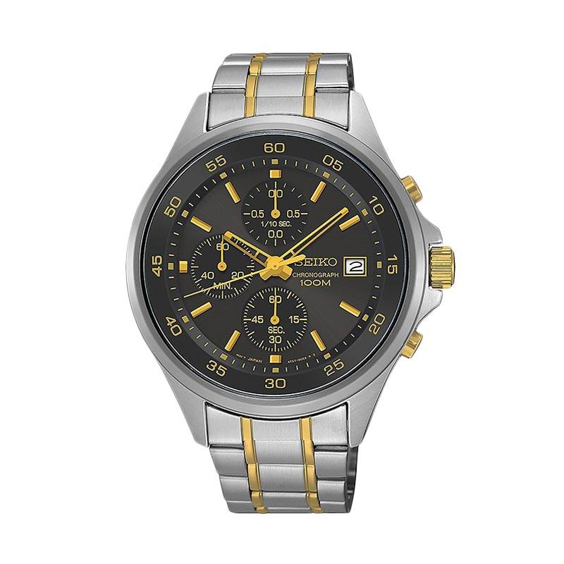 Seiko Chronograph SKS543P1 Jam Tangan Pria - Silver & Gold