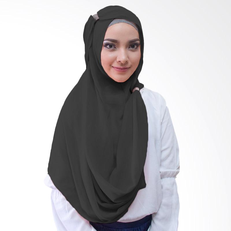Milyarda Hijab Hana Ring Kerudung Instan - Hitam