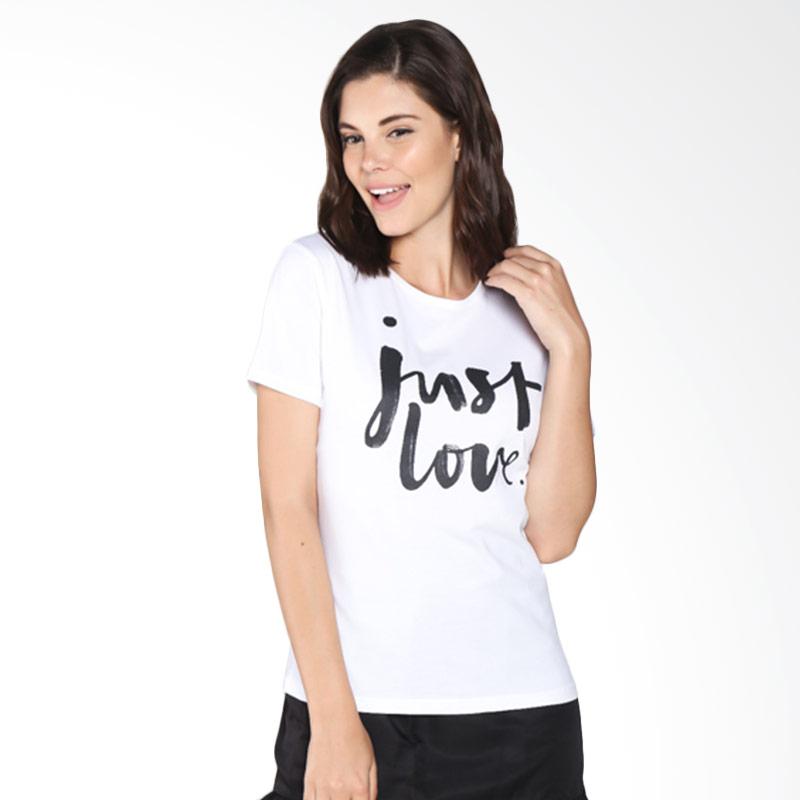 Bready Shop Tumblr Just Love T-shirt - White Extra diskon 7% setiap hari Extra diskon 5% setiap hari Citibank – lebih hemat 10%