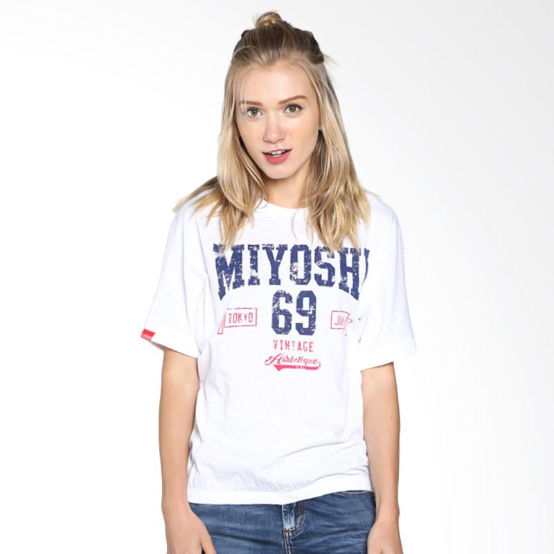 Miyoshi Jeans ABMY007WH T-shirt Atasan Wanita Extra diskon 7% setiap hari Citibank – lebih hemat 10% Extra diskon 5% setiap hari