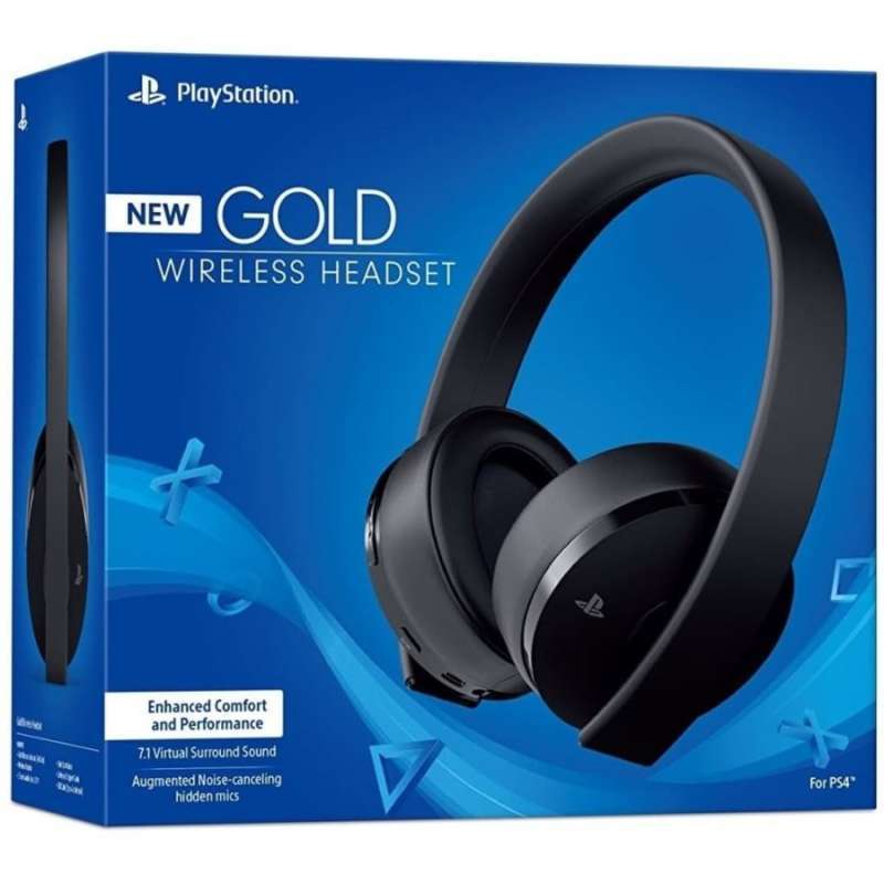 Playstation4 Gold Playstation Gold Stereo Headset PS4 New Gold