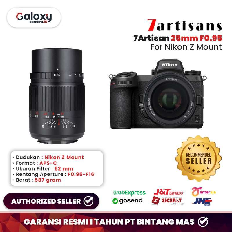 Promo Lensa 7artisans 25mm For Nikon Z Mount Diskon 14% Di