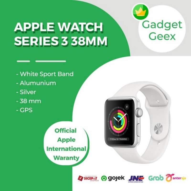 Jual Apple Watch Series 3 38Mm Silver 