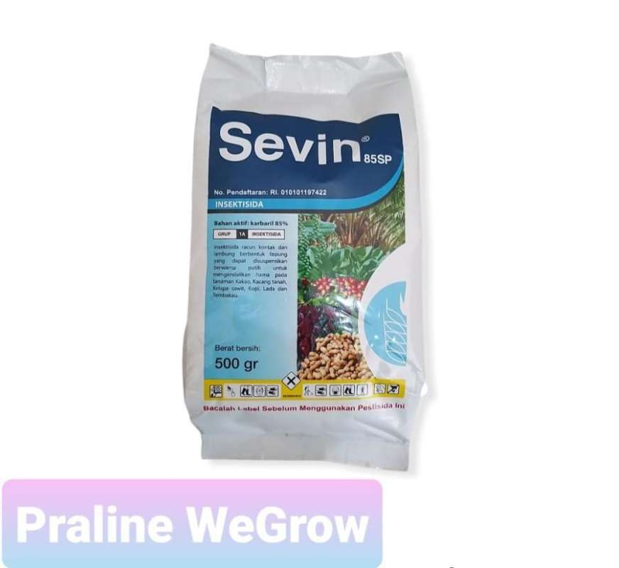 Jual Obat Hama Tanaman Sevin 85 SP 500 Gram Insektisida ...