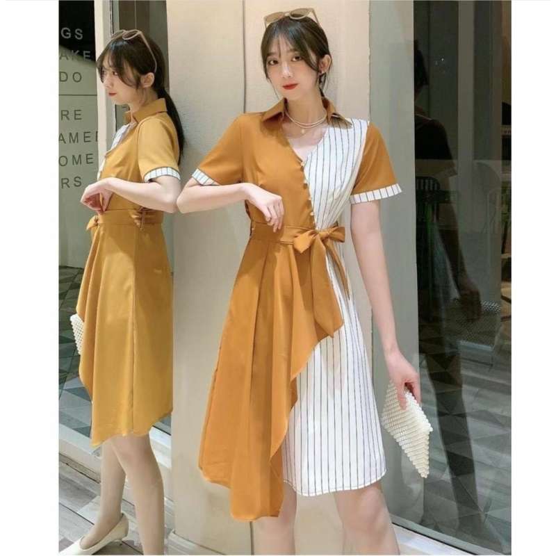 Dress korea casual cheap