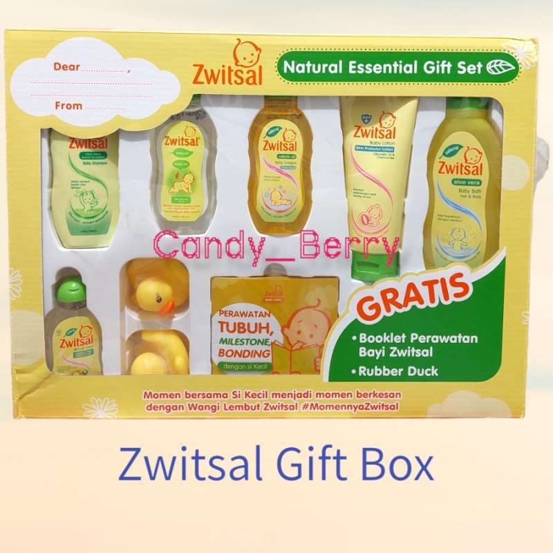 Zwitsal Baby Spa Gift Box Paket Perlengkapan Mandi Bayi Kado