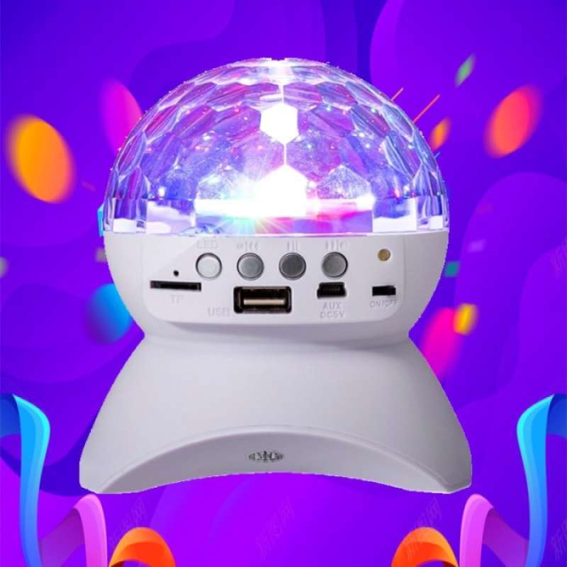 Sharper Image Led Disco Ball Speaker Promo Speaker Lampu Disko Led