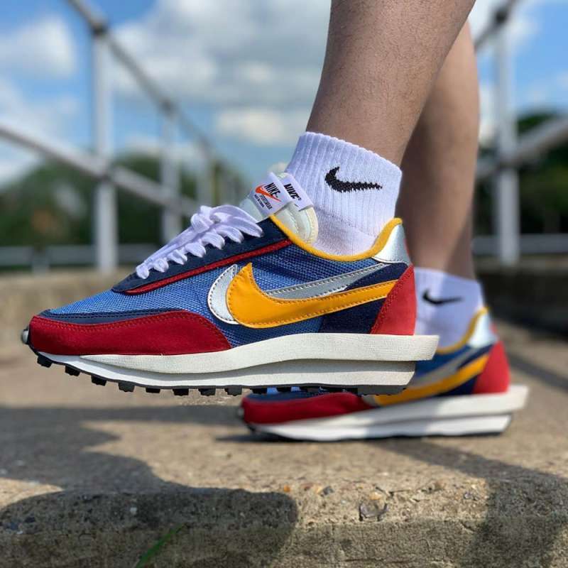 nike sacai ld waffle blue