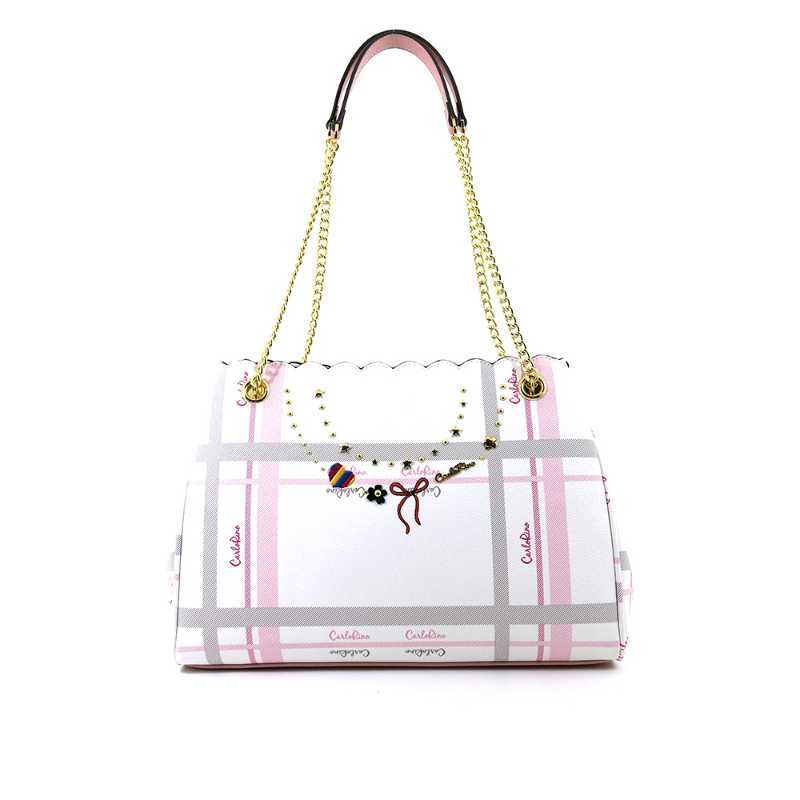 chain link shoulder bag