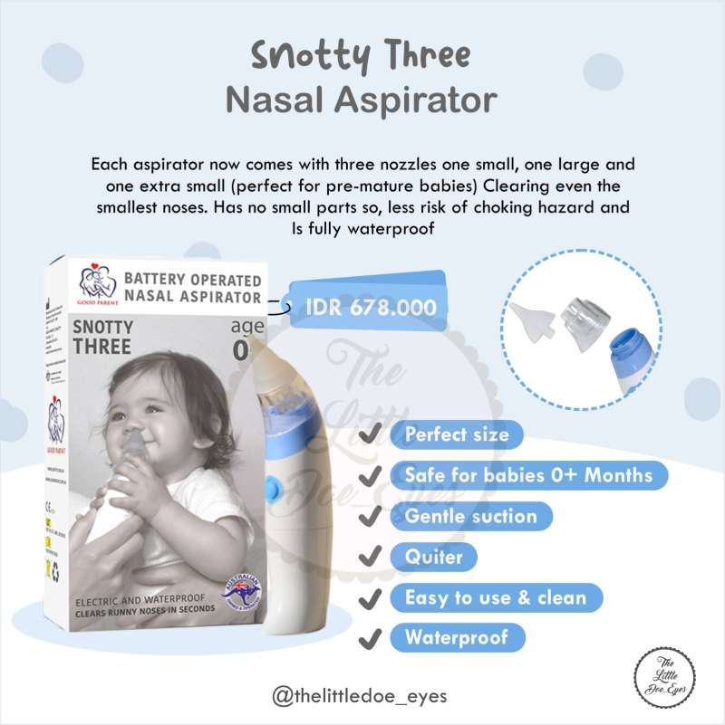 Snotty three electric nasal aspirator sales