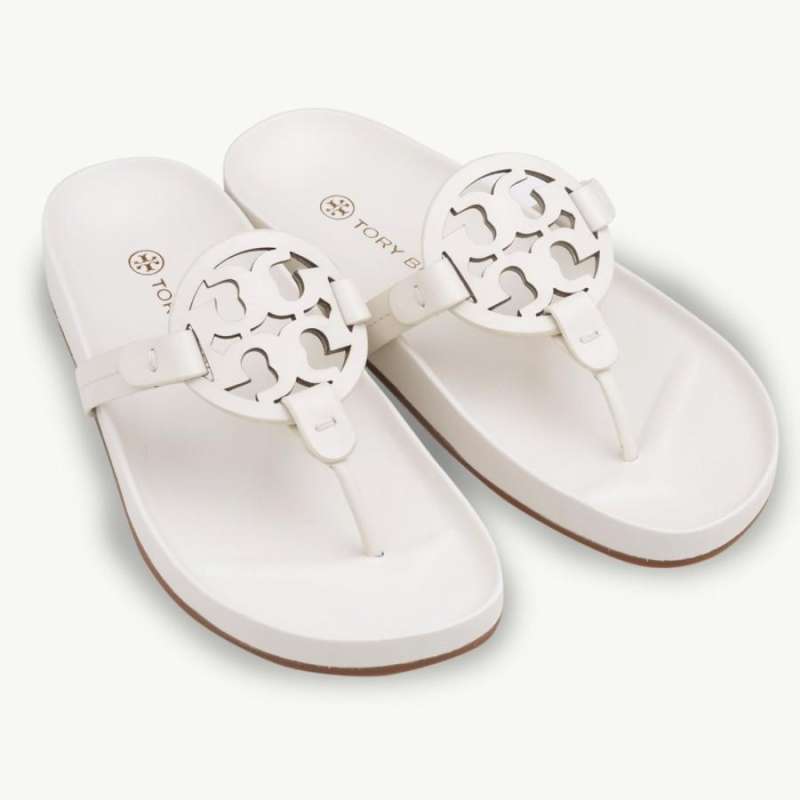 White tory burch sandals top