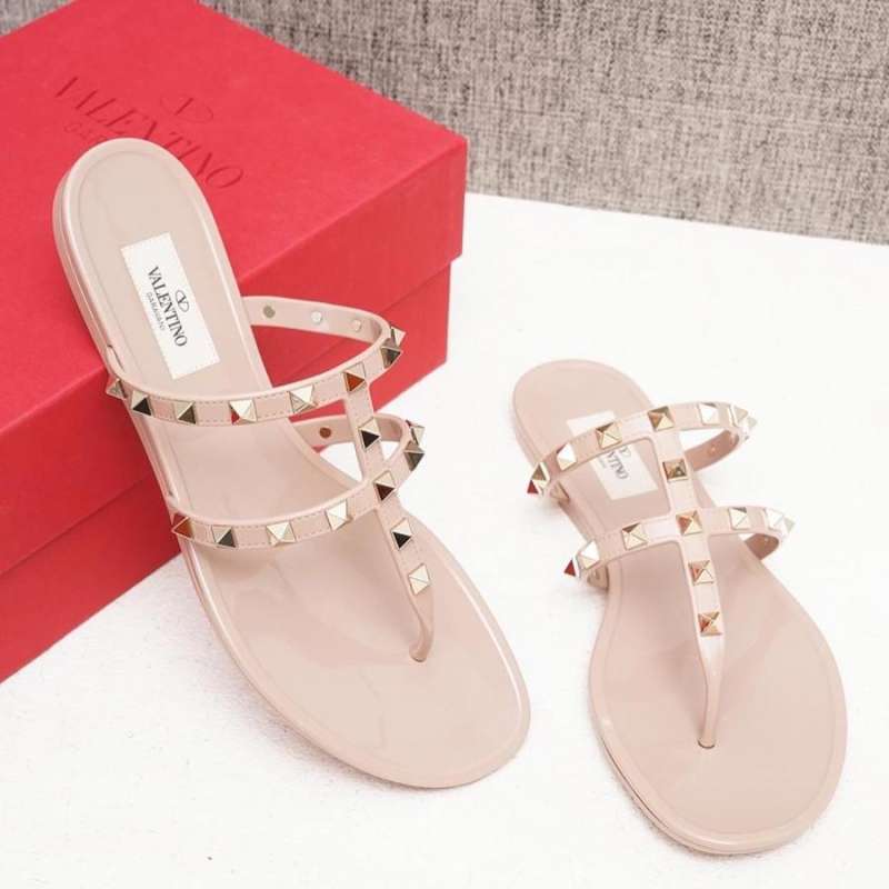 Promo Valentino Rockstud Flat Rubber Sandals In Nude Poudre Diskon 3 Di Seller Brandluxid Official Store Kedung Baruk Kota Surabaya Blibli