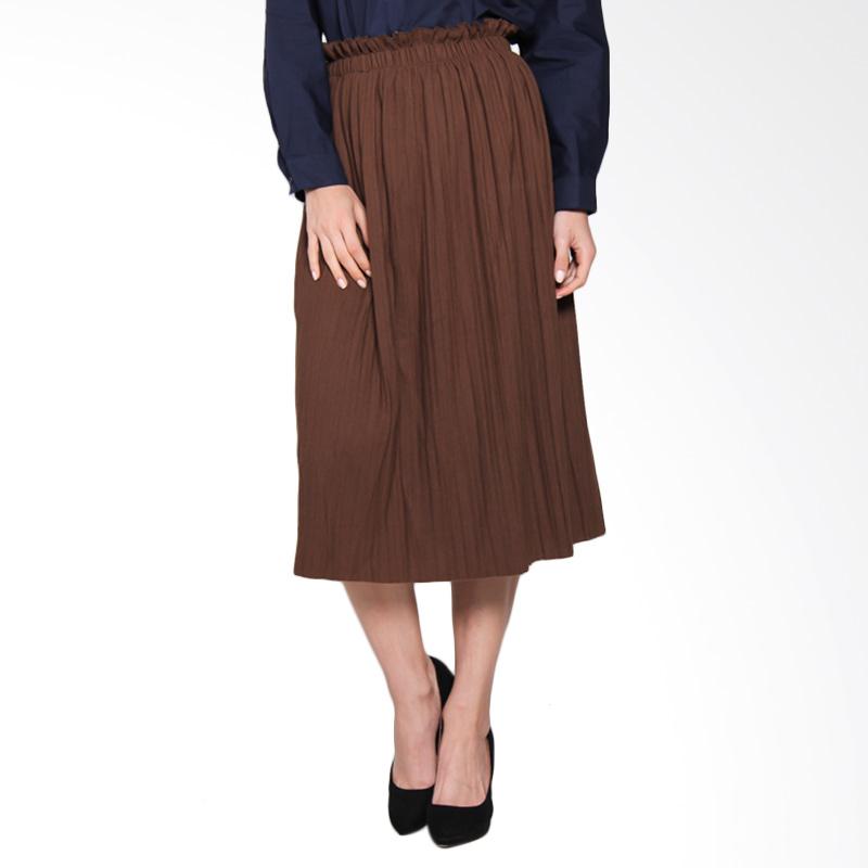 Papercut Fashion C32B Pleats Skirt 8810 - Khaky