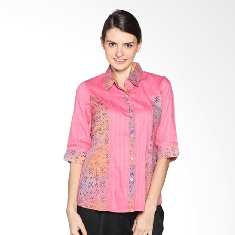 Fafa Collection KEMZI 002 Kemeja Batik Wanita - Pink