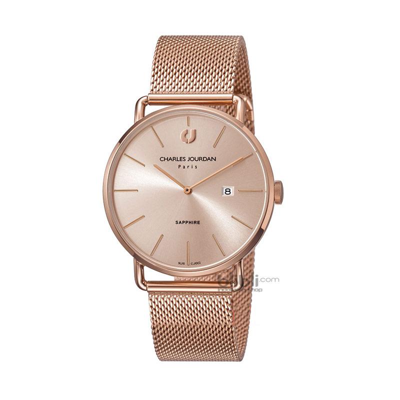 Charles Jourdan CJ1002-1572 Jam Tangan Pria - Rose Gold