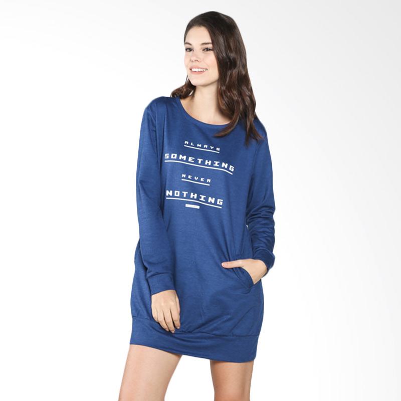 Ninety Degrees X.O Sweater34309D1NV Dress - Navy Blue