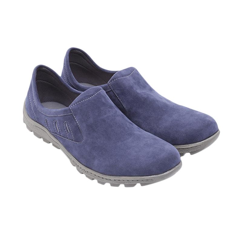 Dr Kevin Men Shoes Cassual Suede 13236 Sepatu Pria - Blue
