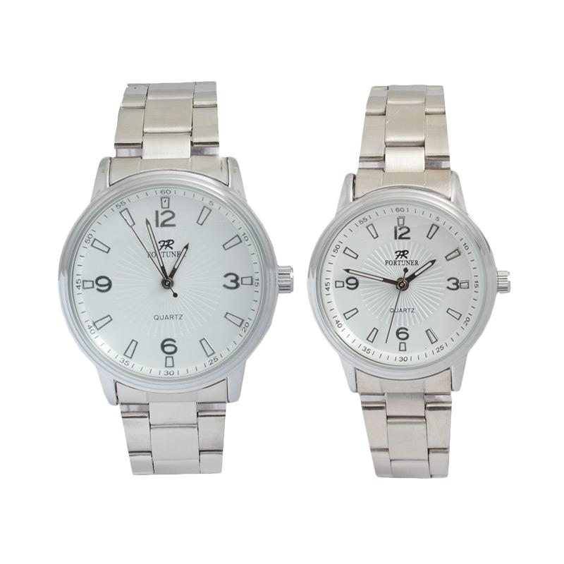 Fortuner FT 084SW Casual Jam Tangan Couple - White