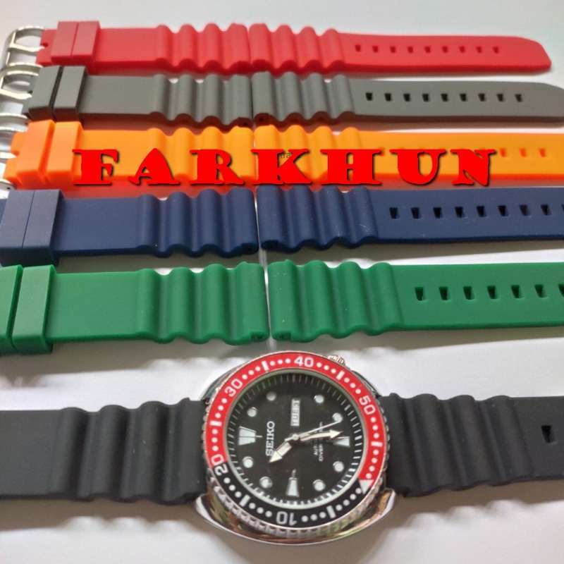 Jual TERBAIK RUBBER STRAP SEIKO DIVER 