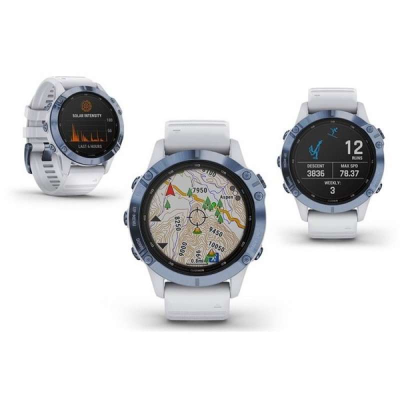 Jual Garmin Fenix 6 Pro Solar Cobalt Blue With Whitestone Band / Fenix6 Tam  di Seller Jump Market - Indonesia | Blibli