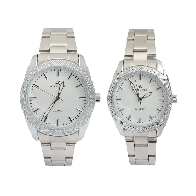 Fortuner FT085CSW Casual Jam Tangan Couple - White