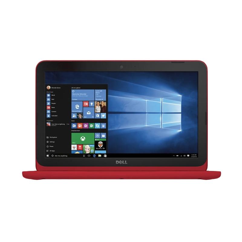 Dell Inspiron 3162 Notebook - Red [Cell-N3060/2GB/500GB/Intel HD/Ubuntu]
