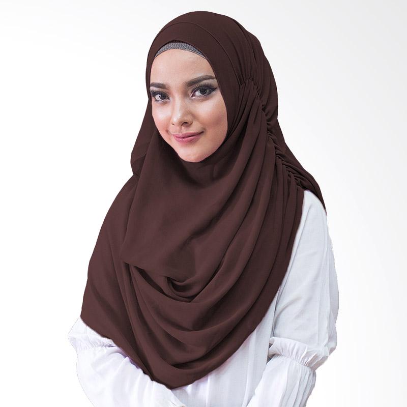 Milyarda Hijab Nurmala Kerudung Instan - Coklat