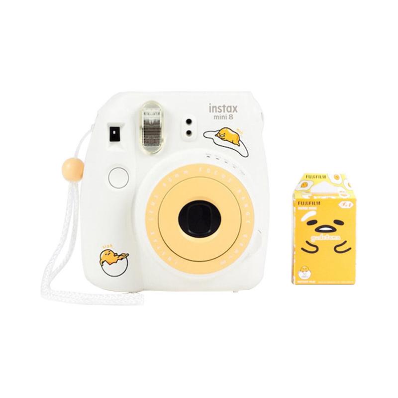 Fujifilm Instax Mini 8 Gudetama Package Kamera Pocket + FREE 1 PACK INSTAX MINI PAPER GUDETAMA