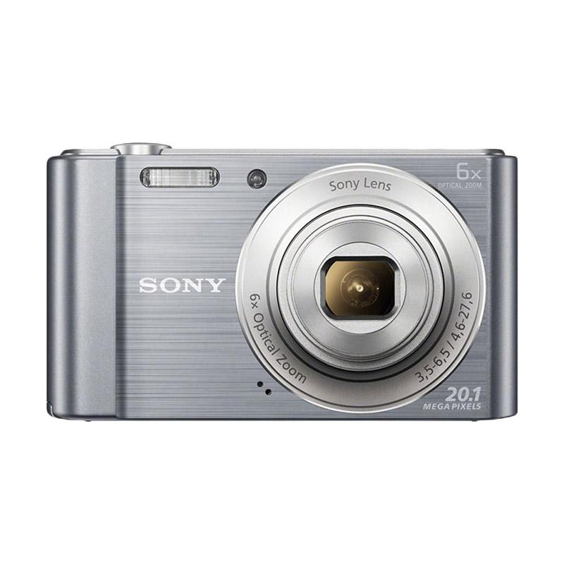 SONY DSC W810 Kamera Pocket - Silver [20.1 MP/ 6x Optical Zoom]