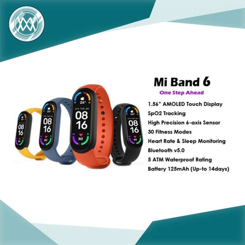 Promo BEST SALE XIAOMI MI SMART BAND 6 / MI BAND 6 - GARANSI RESMI TAM -  Hitam Diskon 5% di Seller Todaystore - Kalideres, Kota Jakarta Barat |  Blibli