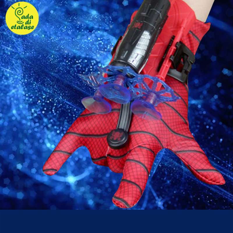 Jual Sarung Tangan Jaring Tembakan Spiderman Mainan Anak ...