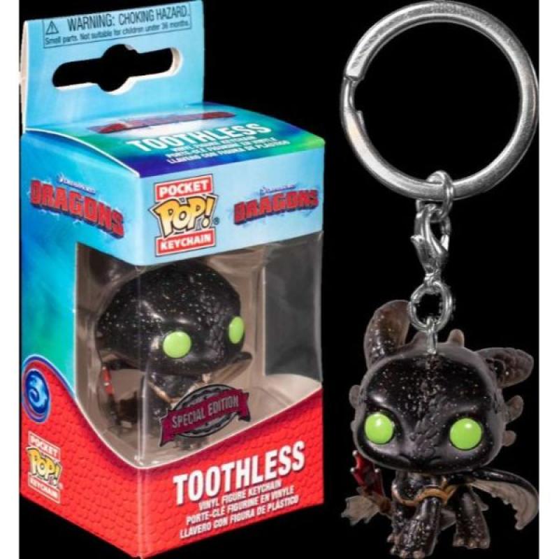 Toothless funko pop shop keychain