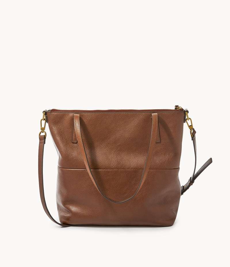 Fossil evelyn medium tote store
