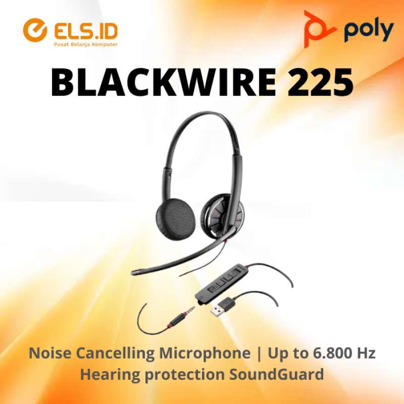 Blackwire 225 store stereo headset
