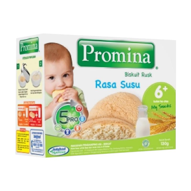 Jual Promina Baby Biscuit Rusk 6 Rasa Susu Makanan Bayi 130 G Murah Mei 2021 Blibli