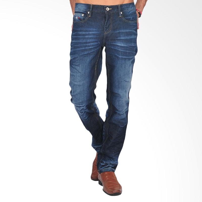 SIMPAPLY's Centrin Crinckle Wash Men's Jeans - Blue