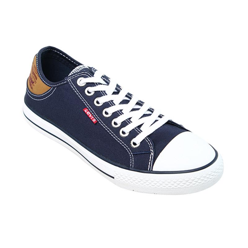 Levi's Sneaker Stan Buck Low Canvas Sepatu Pria - Navy