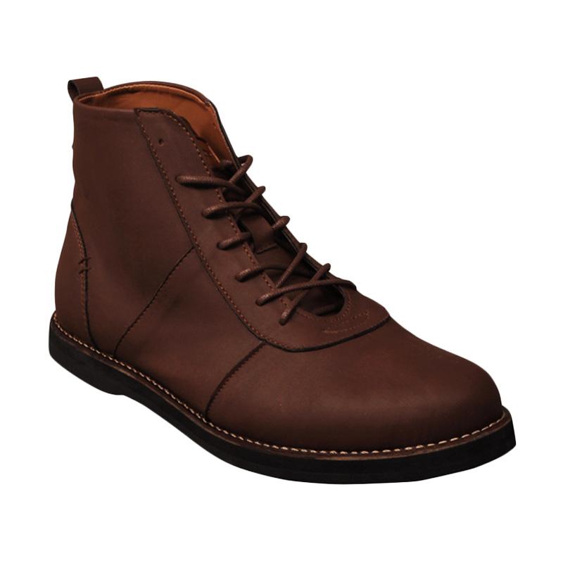 Sollu Footstep Alpha Casual Sepatu Pria - Dark Brown