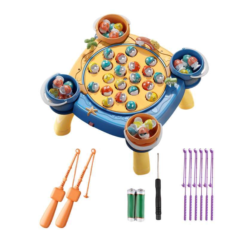 Jual 360 Degree Rotating Fishing Game Toy for Toddlers Boys Girls Kids blue  with legs di Seller BAOSITY - Shenzhen, China