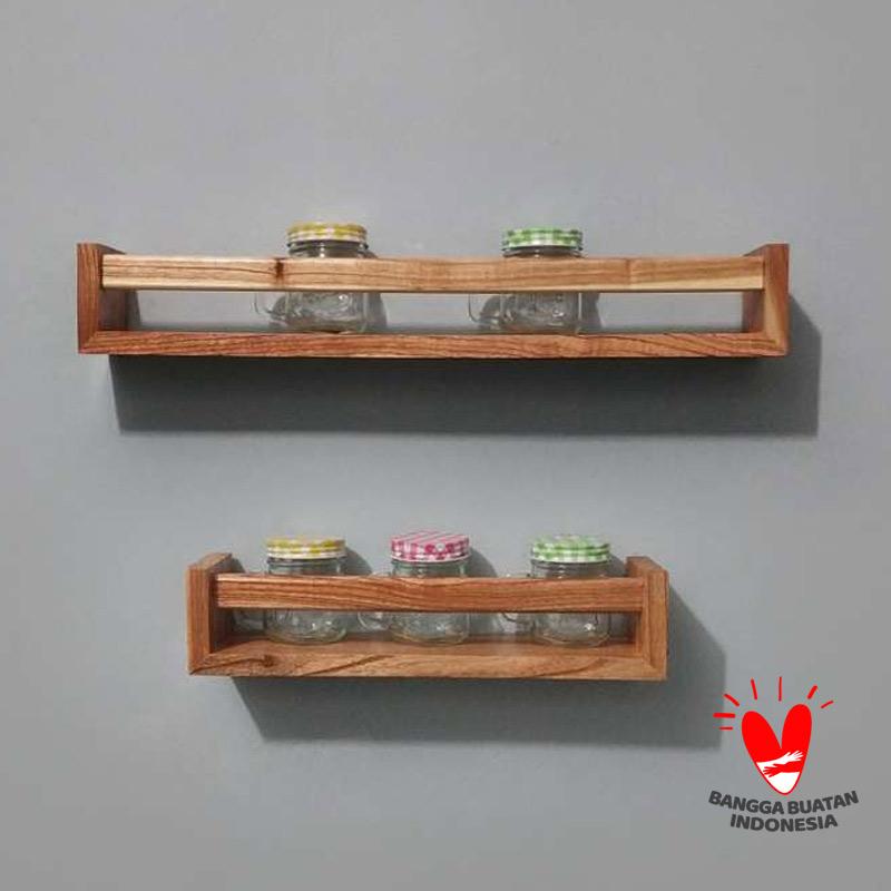 Jual 2 Pcs Rak Kayu Dapur Ukuran P 40 60 Ambalan Dinding Gantung Bergaransi Online April 2021 Blibli