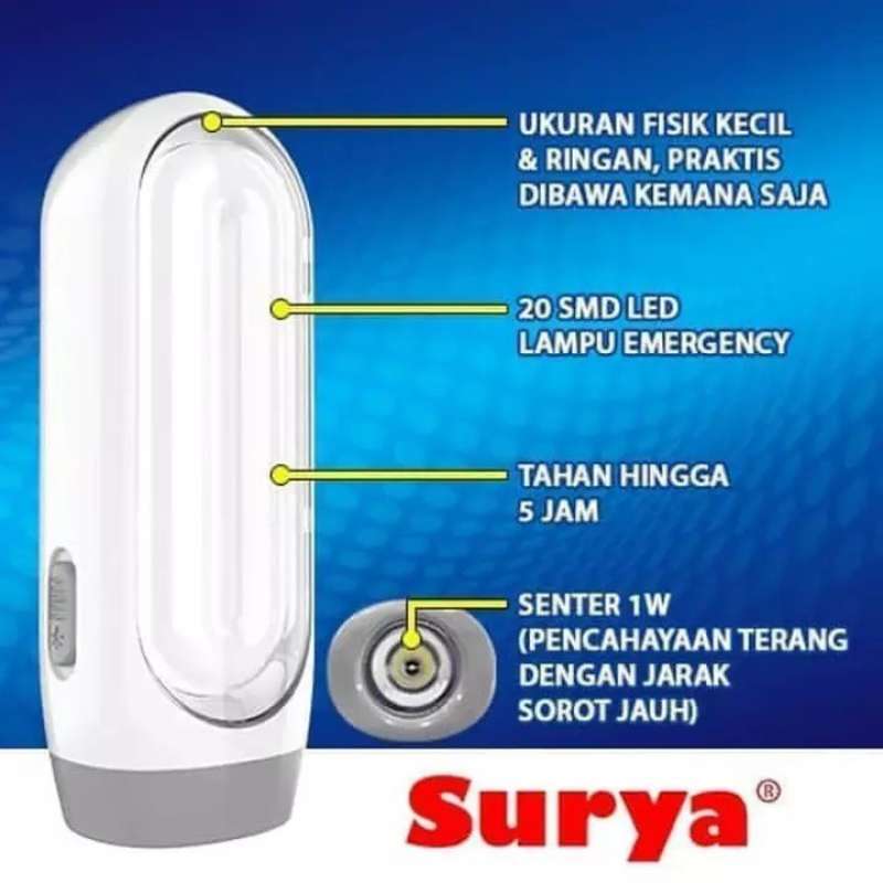 Jual Surya Lampu Led Emergency Surya Syt L103 20 Smd Online Desember 2020 Blibli