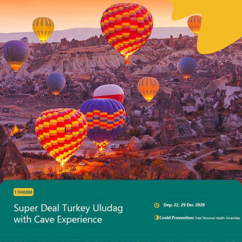Jual Promo Akhir Tahun Bayu Buana Travel Turki Super Deal Turkey Uludag With Cave Experience Star Mtbsq Paket Tour Luar Negeri 11 Hari 8 Malam Online Februari 2021 Blibli