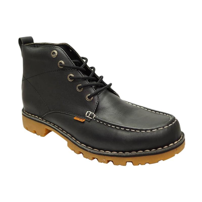 Dr.Faris Footwear 4044 SWC Leather Boots - Black
